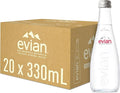 Evian Mineral Water 330ml x 20 Still Glass Bottles