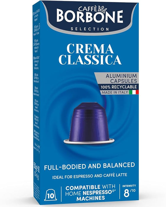 Caffee Borbone CREMA CLASSICA Intensity 8/10 Nespresso Compatible