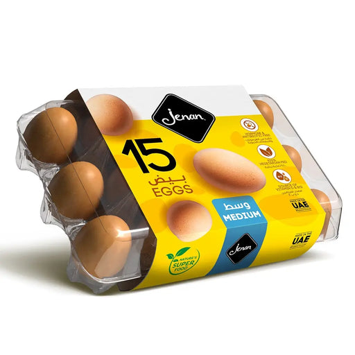 Jenan brown egg - 15 pieces