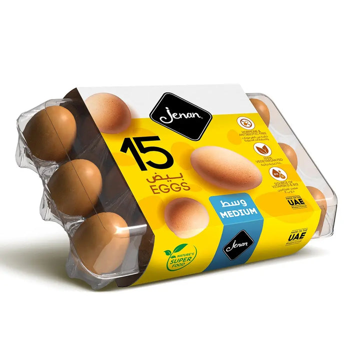 Jenan brown egg - 15 pieces