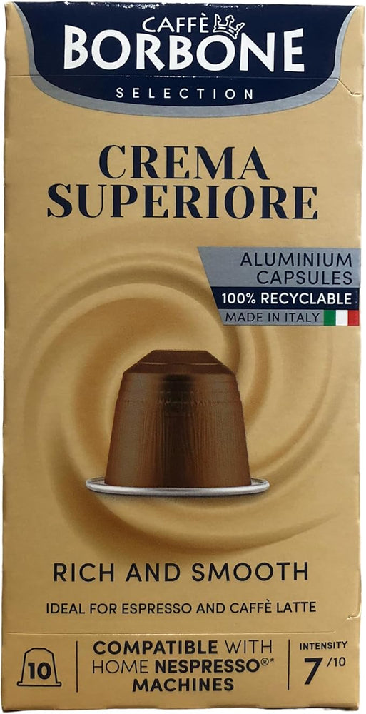 Caffee Borbone CREMA SUPERIORE Intensity 7/10 Nespresso Compatible