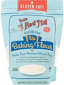 Bobs Red Mill Gluten Free 1 to 1 Baking Flour, 22 oz