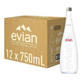 Evian Mineral Water 750ml x 12 Still Glass Bottles