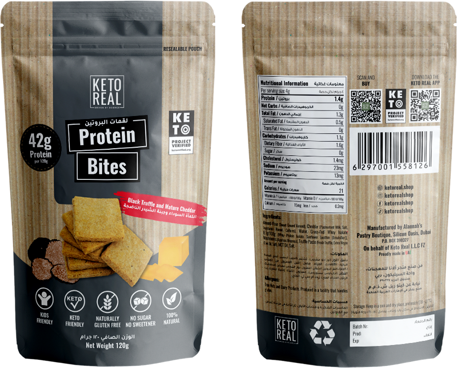 KETO PROTEIN BITES - ZERO NET CARBS