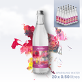 0.50L x 20 Canvas by MonViso Glass Bottle Sparkling Natural Mineral Water