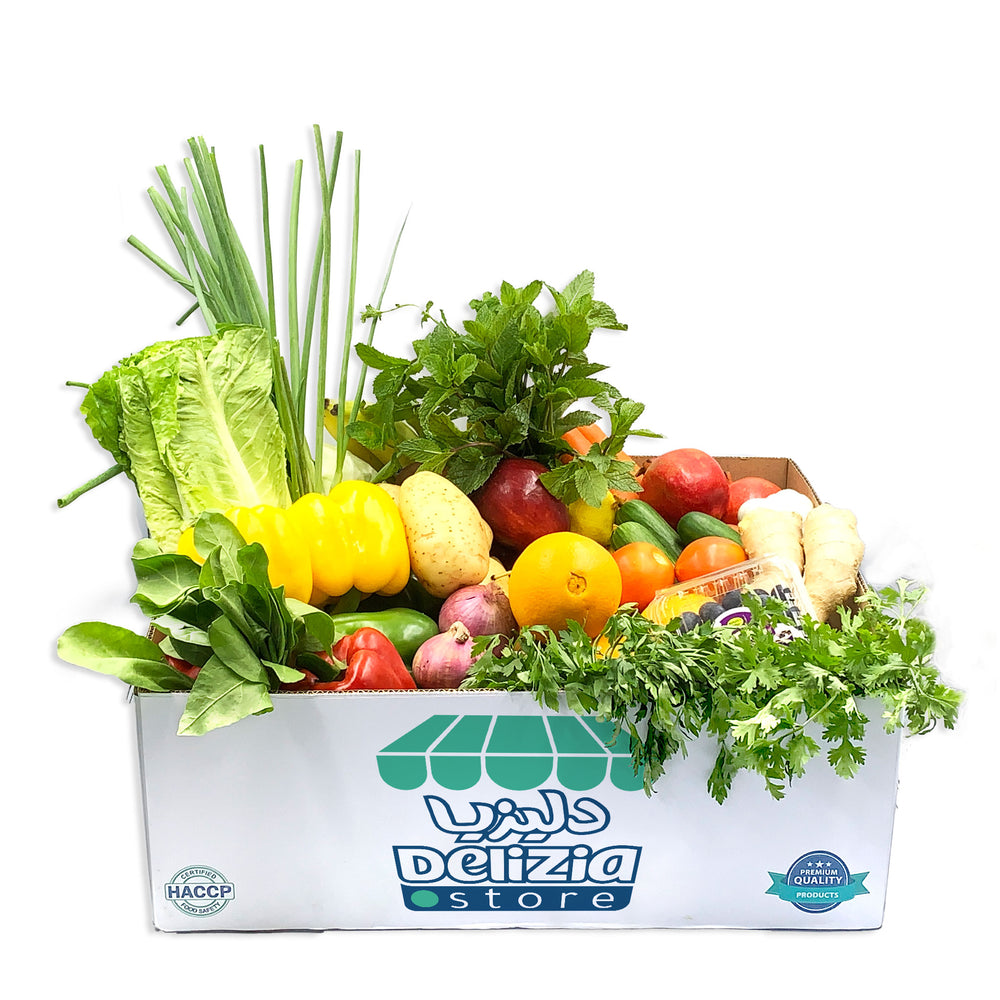 Fruits and Vegetables Box 10kg Emerald (Salad & Cooking)