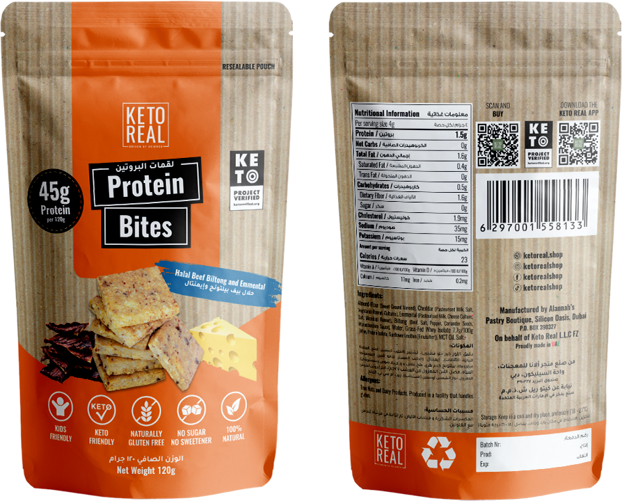 KETO PROTEIN BITES - ZERO NET CARBS