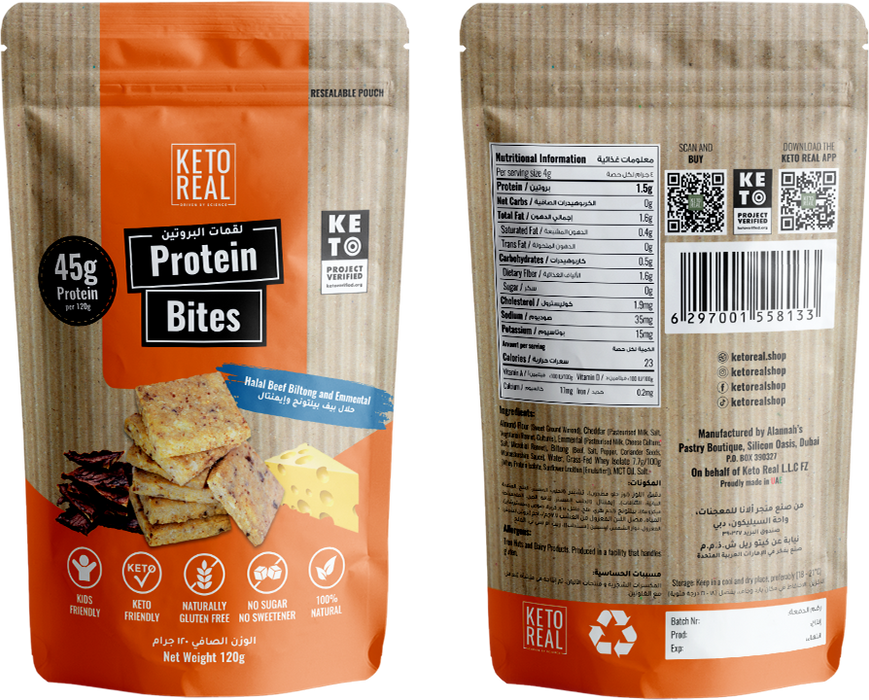 KETO PROTEIN BITES - ZERO NET CARBS