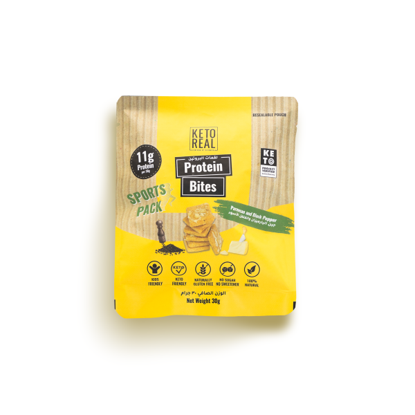 Parmesan and Black Pepper Protein Bites 30g – Sport Pack