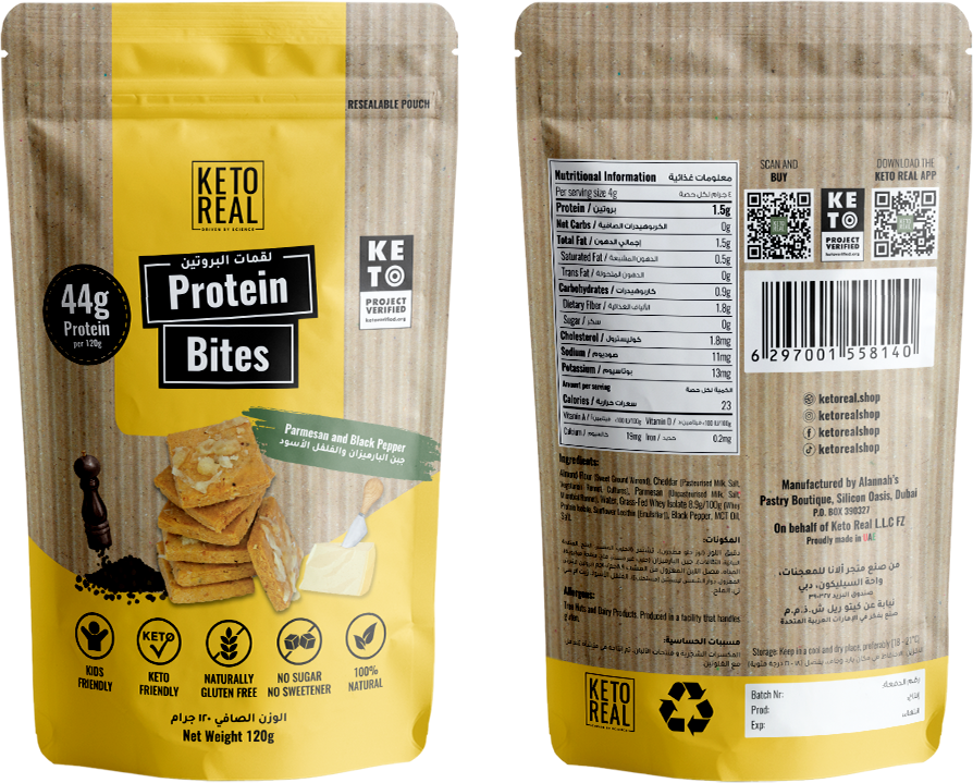 KETO PROTEIN BITES - ZERO NET CARBS