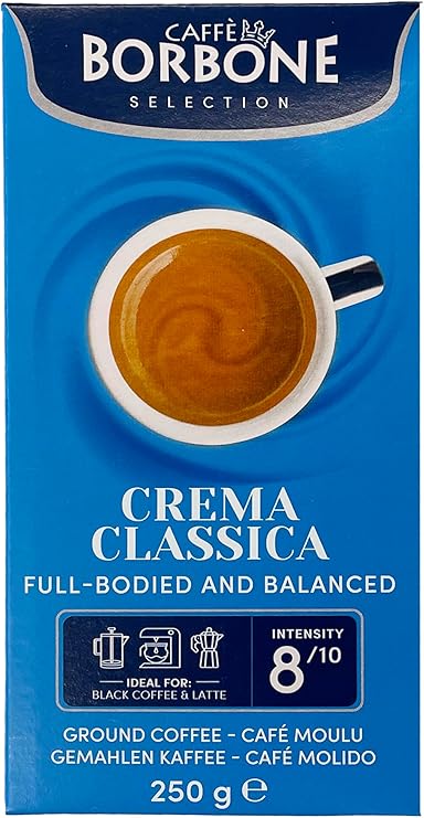 Caffe Borbone Crema Classica Ground Filter Coffee 250g